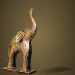 Iron Elephant Stand Paint